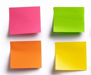 ulticolour Sticky Notes 200 Sheets Strong Adhesive, Self-Stick, Multi-Color, Ideal for Notes