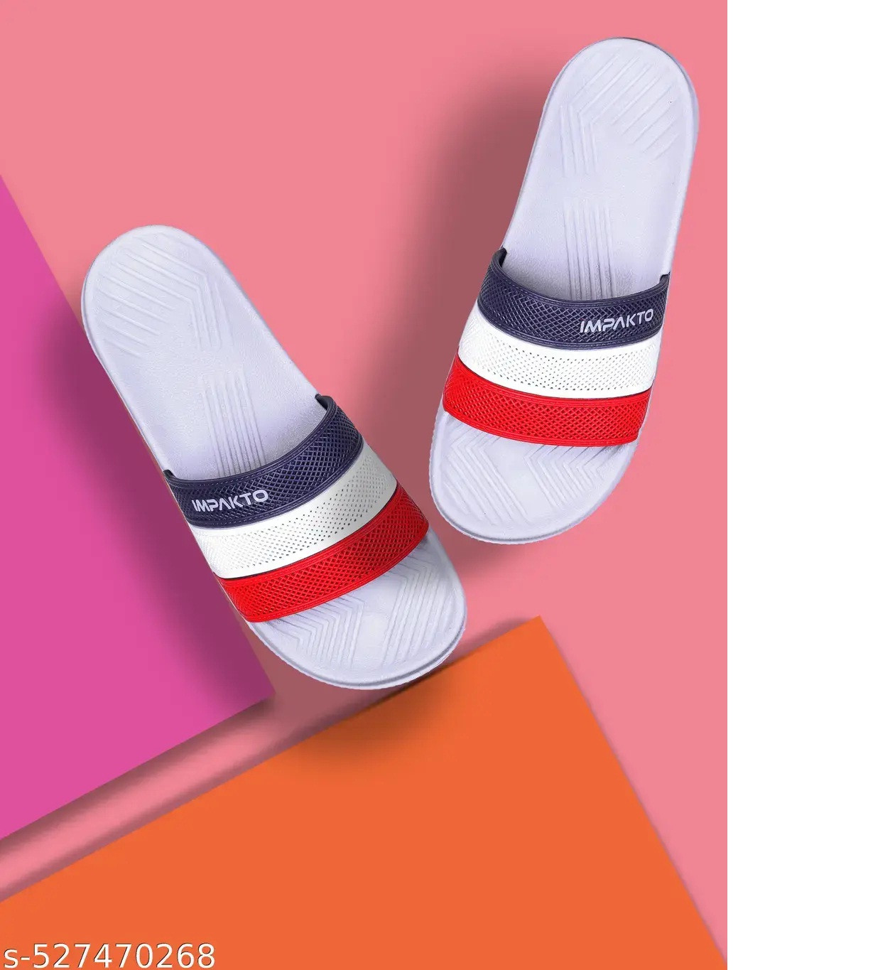 Impakto Slate Ultra Soft Sliders with Cushion FootBed for Men FT3074 styles Slippers